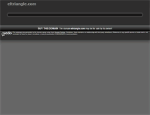 Tablet Screenshot of eltriangle.com